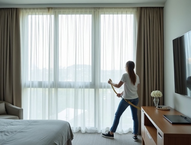 Tamborine Sheer Curtain Cleaning